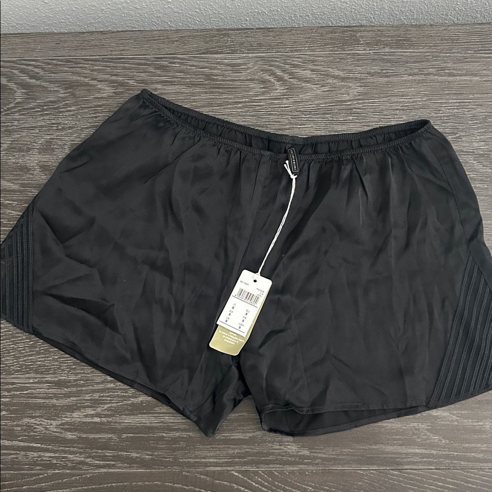 NWT Intimissimi Black Women's Natural Silk Pajama Set - Picture 2 of 3